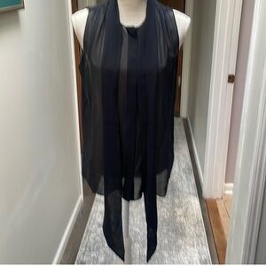 Frame Denim Elegant Black Top